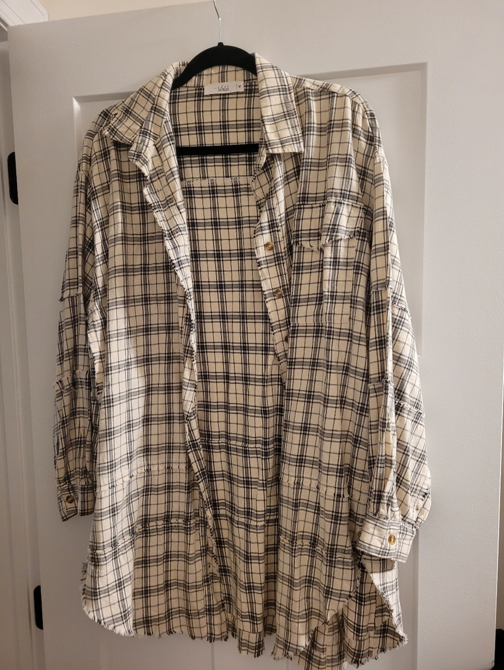 Talulah Plaid Tunic Top